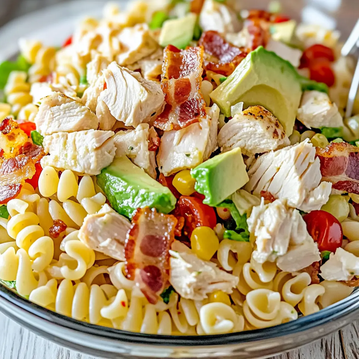 Delicious Chicken Club Pasta Salad That’s Perfect for Summer