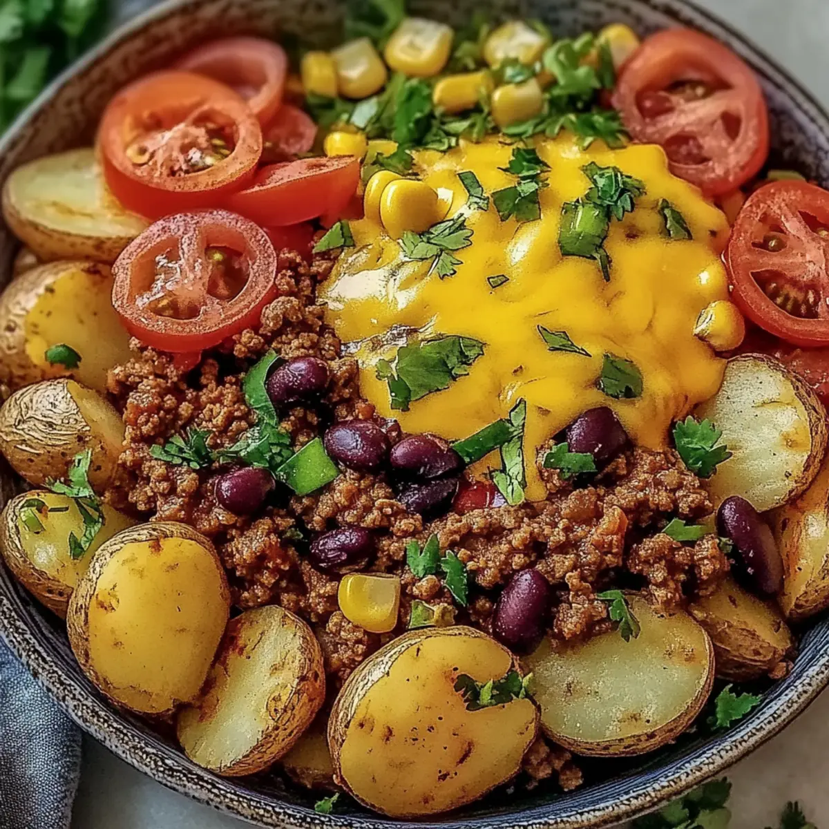 Loaded Fiesta Potato Bowls: A Family's Protein-Packed Delight