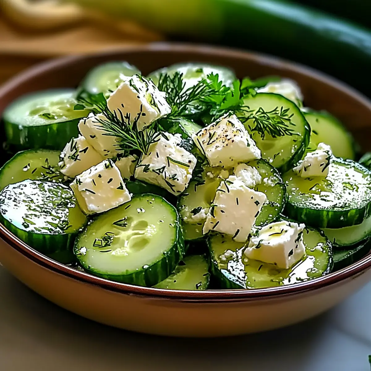Cucumber Feta Salad: Refreshingly Simple and Delicious