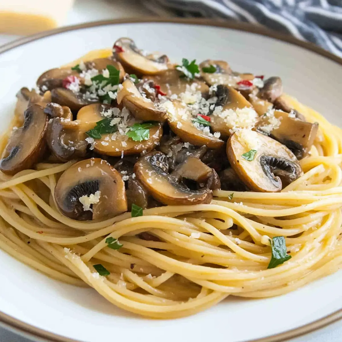 Mouthwatering Mushroom Spaghetti Ready in 15 Minutes