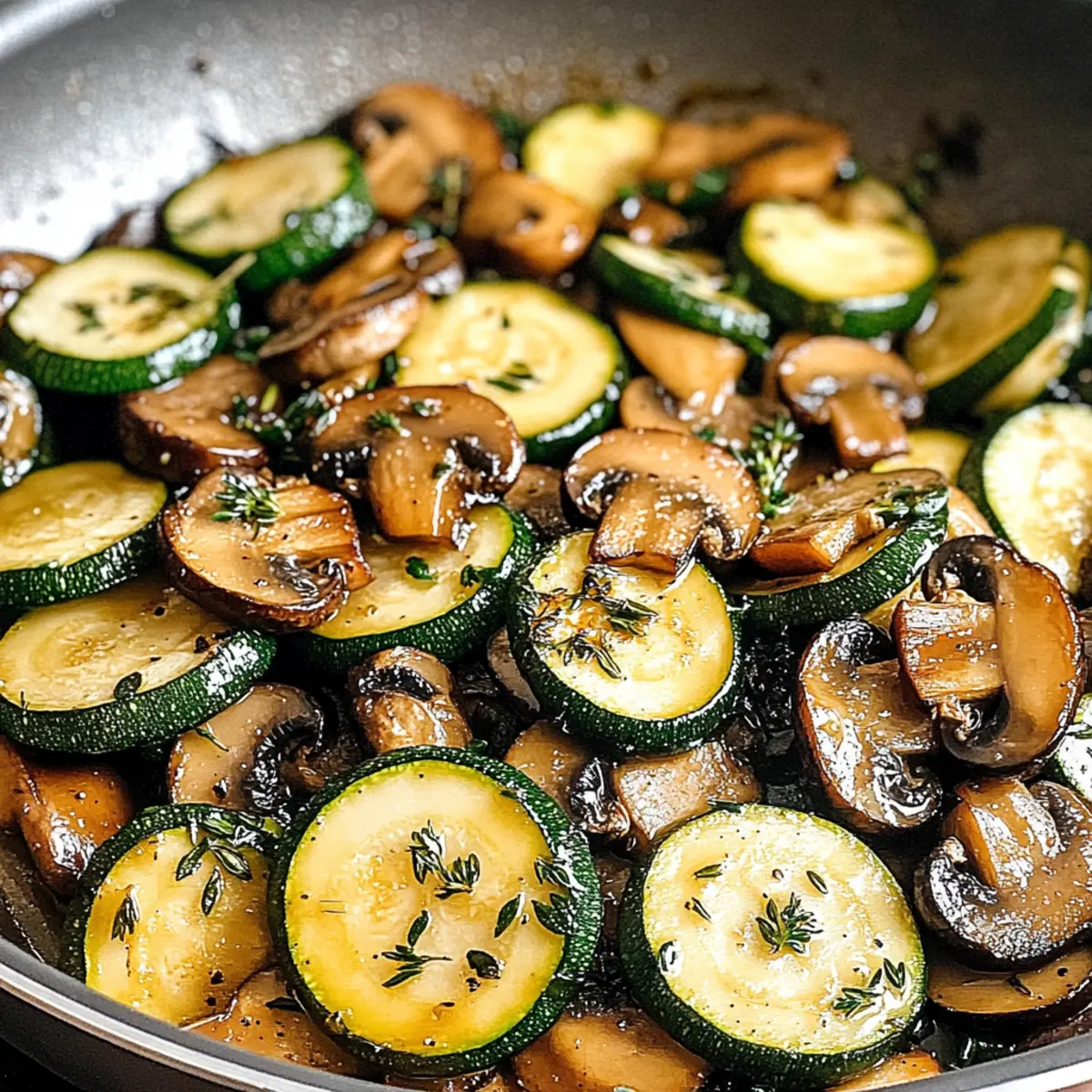 Savory Skillet Zucchini and Mushrooms in Just 15 Minutes