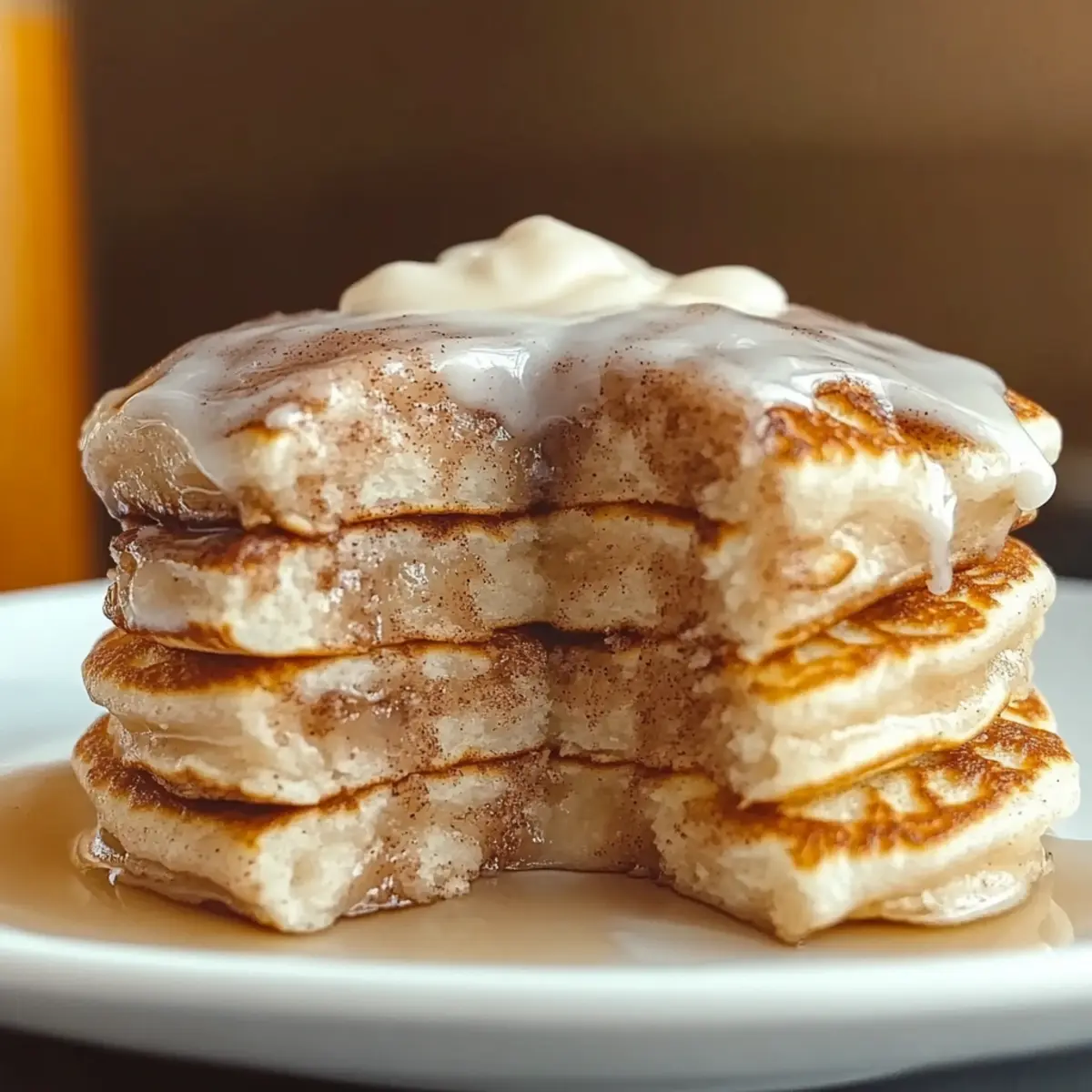 Cinnamon Roll Pancakes: Fluffy, Gooey Bliss Awaits!