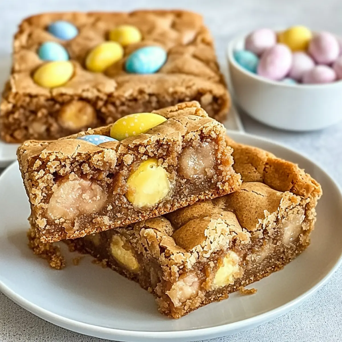 Decadent Mini Cadbury Easter Egg Blondies for Sweet Moments