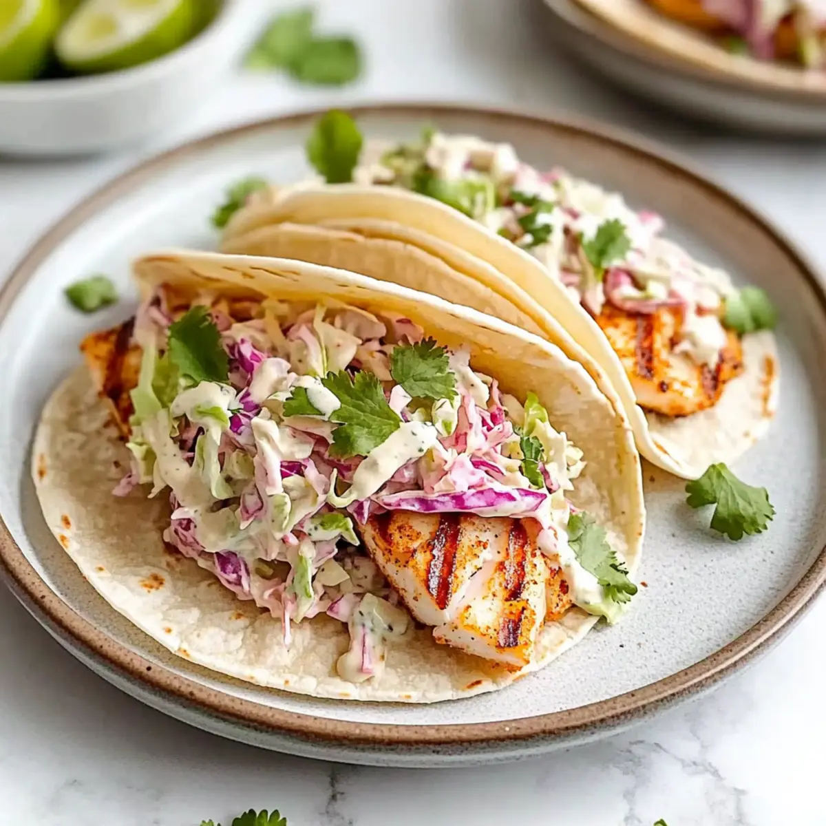 Delicious Grilled Fish Tacos with Cabbage Slaw for Easy Dinners