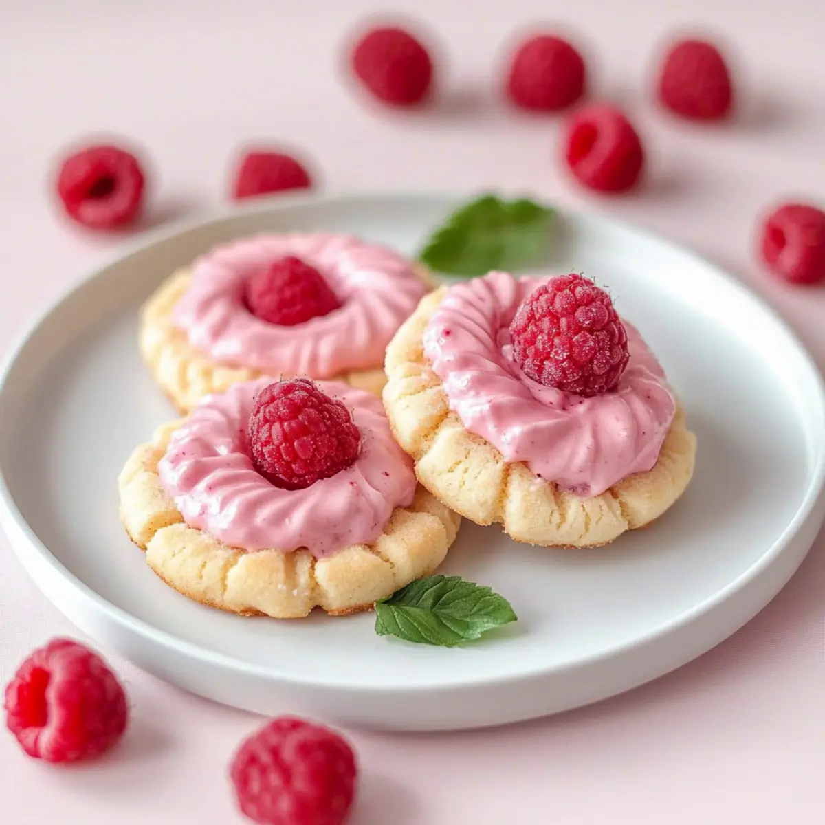 Raspberry Cream Cookies That Melt in Your Mouth