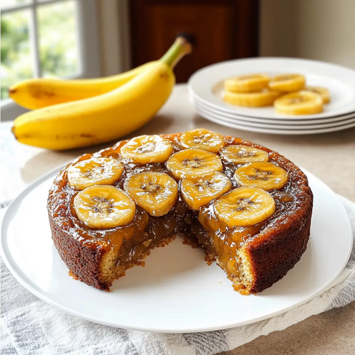 Banana Foster Upside Down Cake for Sweet Family Moments