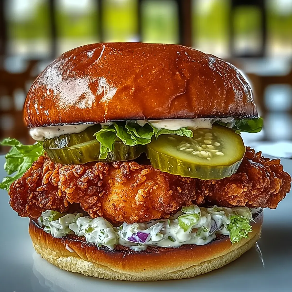 Crispy Pickle Brined Fried Chicken Sandwich Recipe You’ll Love