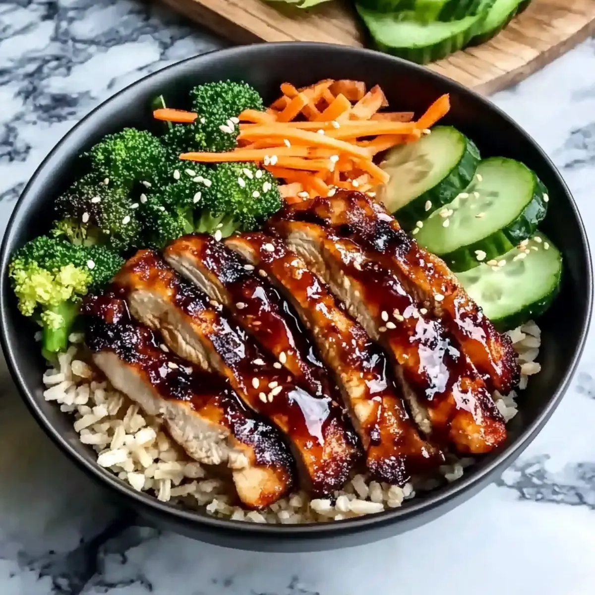 Delicious Healthy Sticky Chicken Bowls for Quick Dinners
