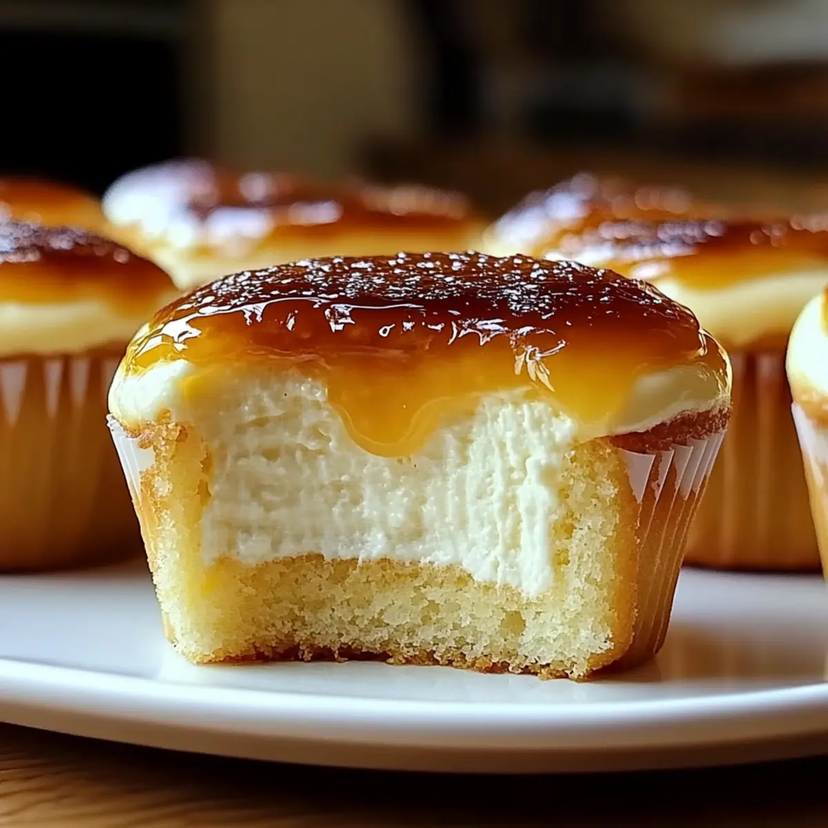 Crème Brûlée Cheesecake Cupcakes for Irresistible Indulgence