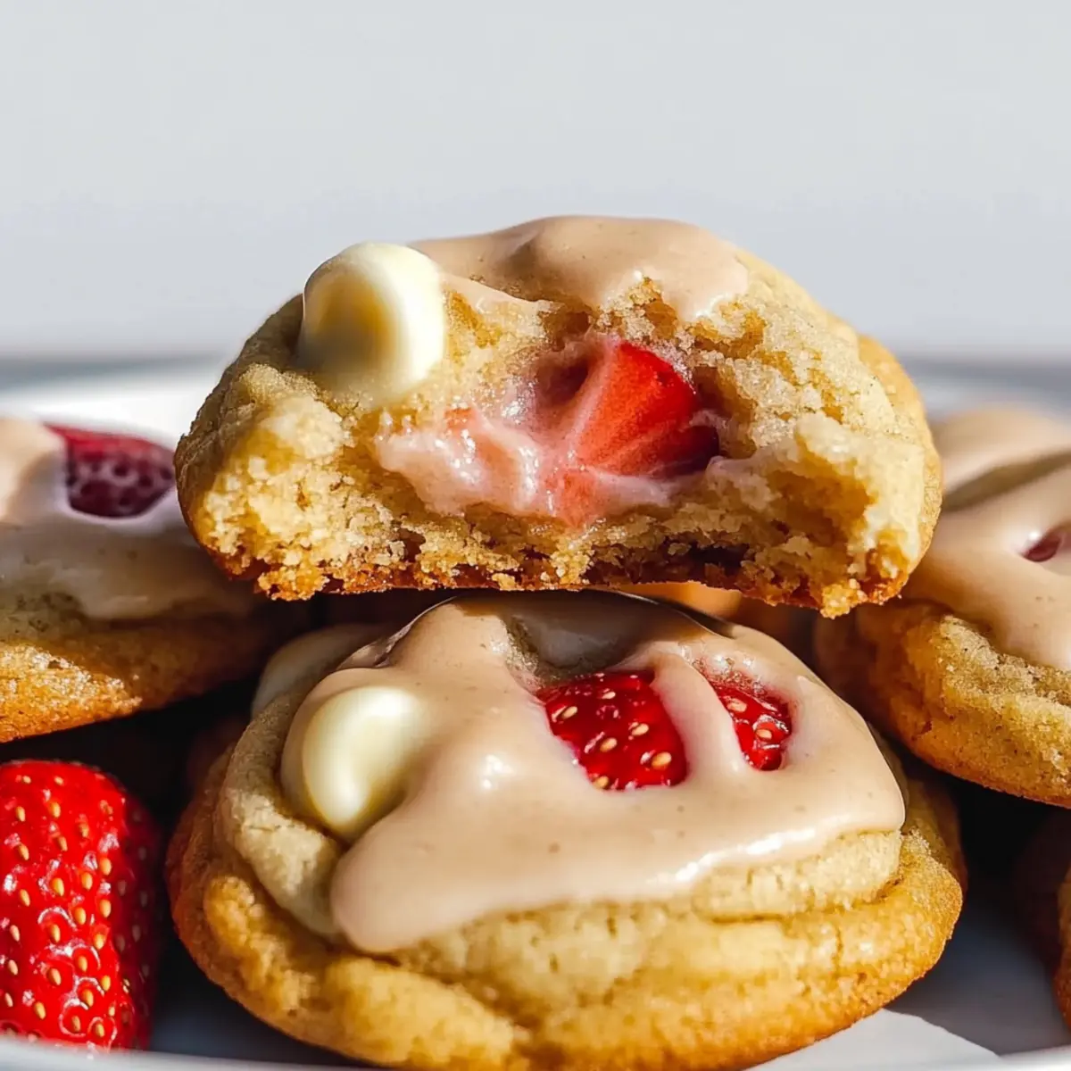Sweet Strawberry Cheesecake Cookies for a Joyful Treat