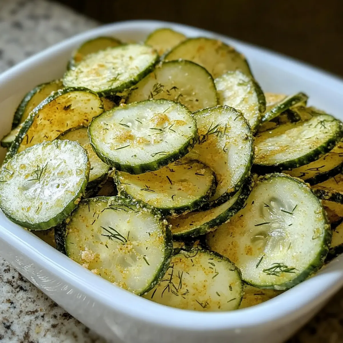 Crunchy Ranch Cucumber Chips for a Guilt-Free Snack Attack
