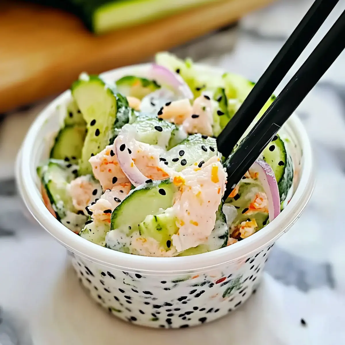 Delicious Sushi Cucumber Salad for a Refreshing Twist