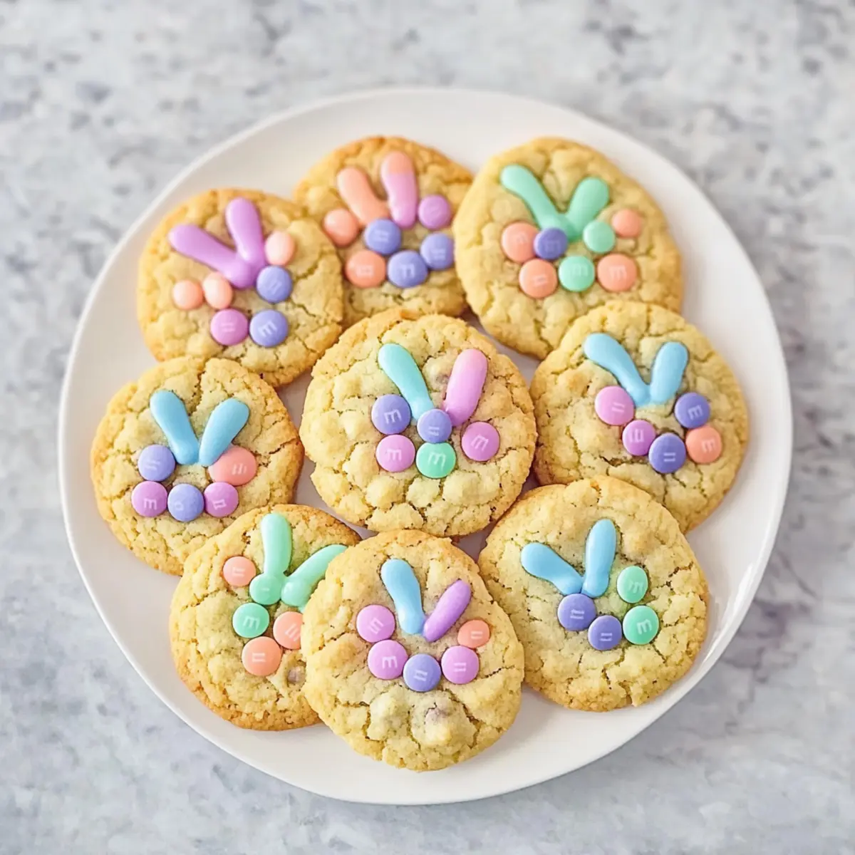 M&M Bunny Cookies That Will Hop Right Into Your Heart