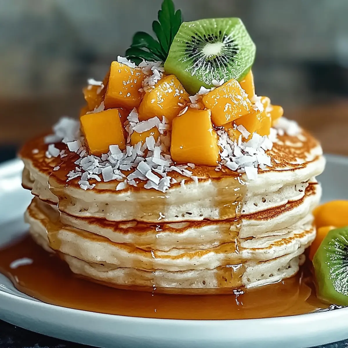 Sweet Coconut Cream Pancakes: Your Tropical Morning Treat