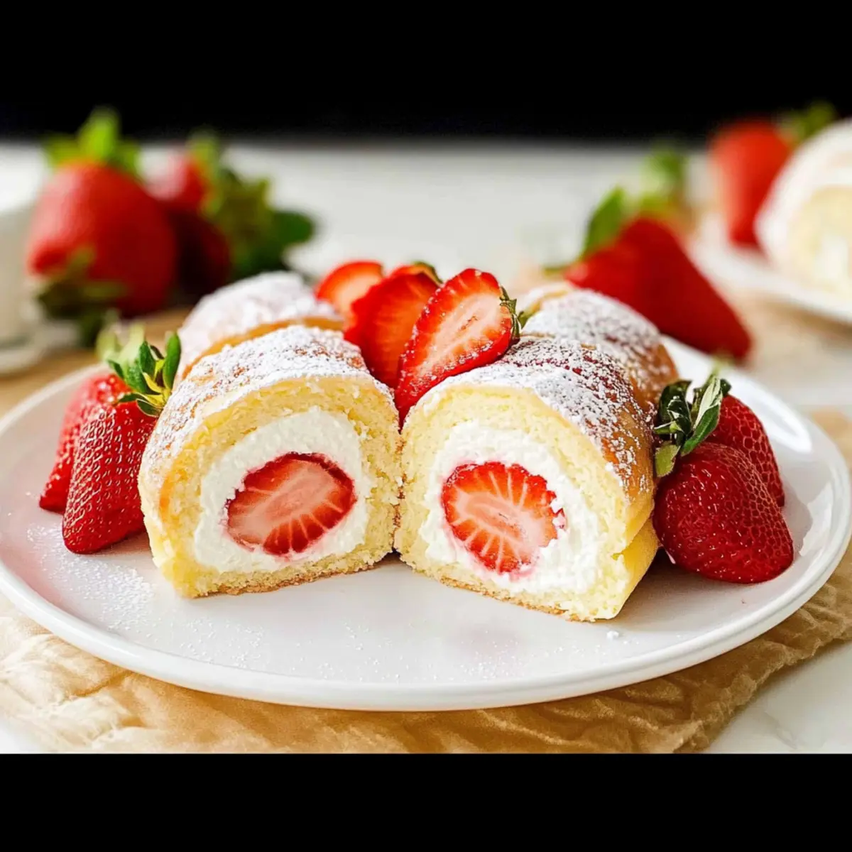 Strawberry Shortcake Cheesecake Sushi Rolls: A Dreamy No-Bake Delight