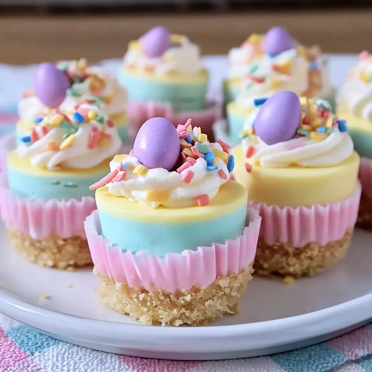 Easter No-Bake Mini Cheesecakes: A Festive Spring Treat