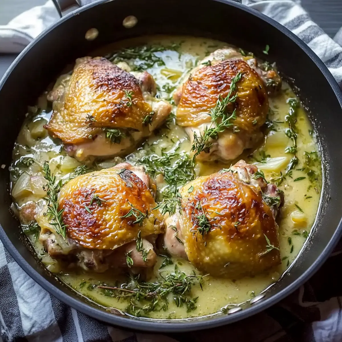Savory White Wine Chicken Thighs for Cozy Dinners at Home