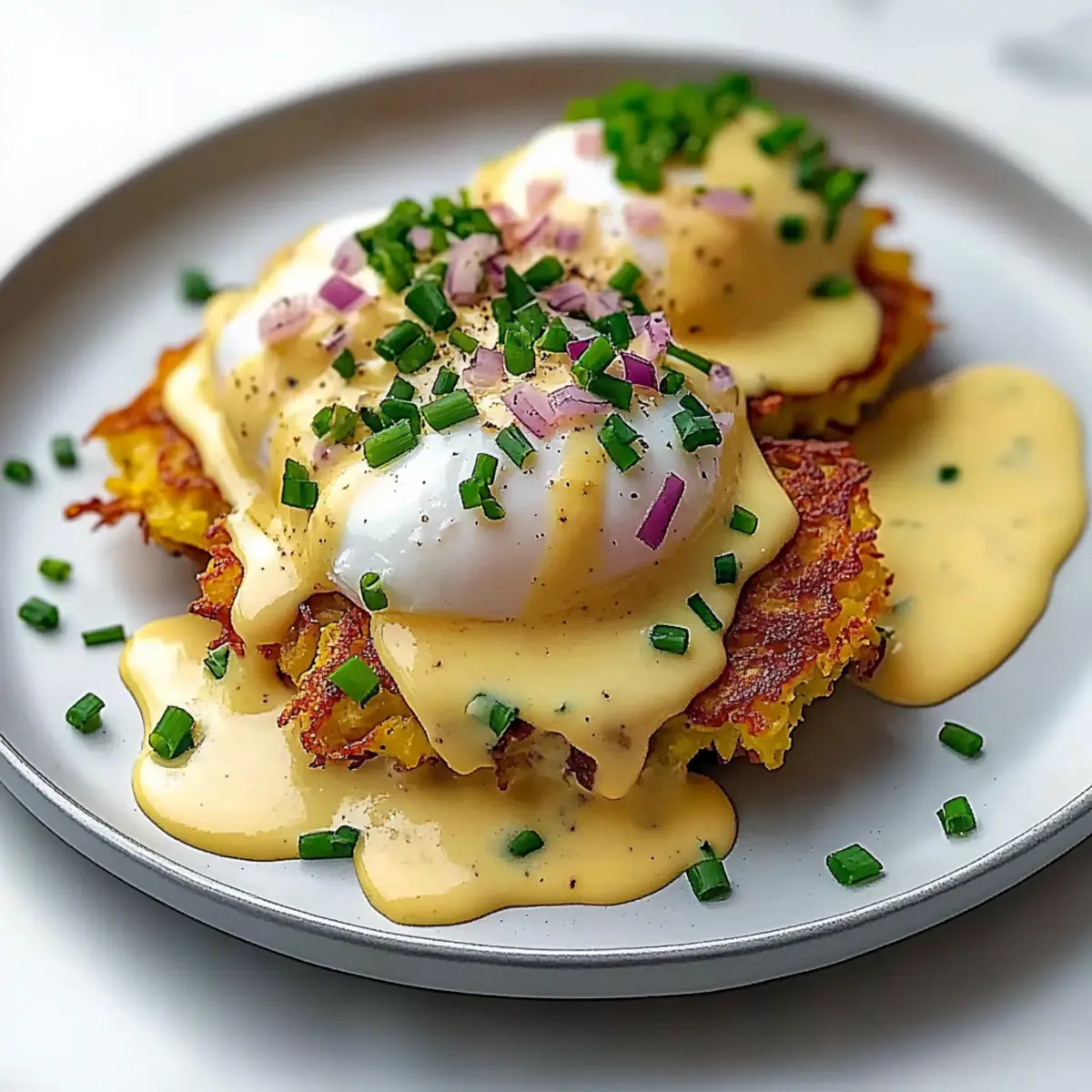 Crispy Latke Eggs Benedict: A Brunch Twist to Love