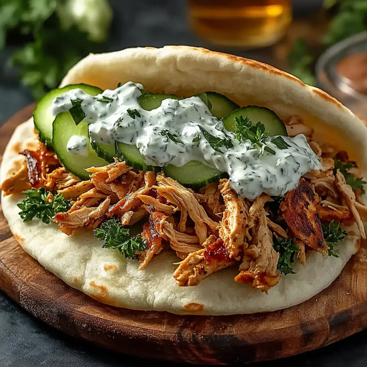 Savory Slow Cooker Chicken Gyros for Effortless Weeknight Dinners