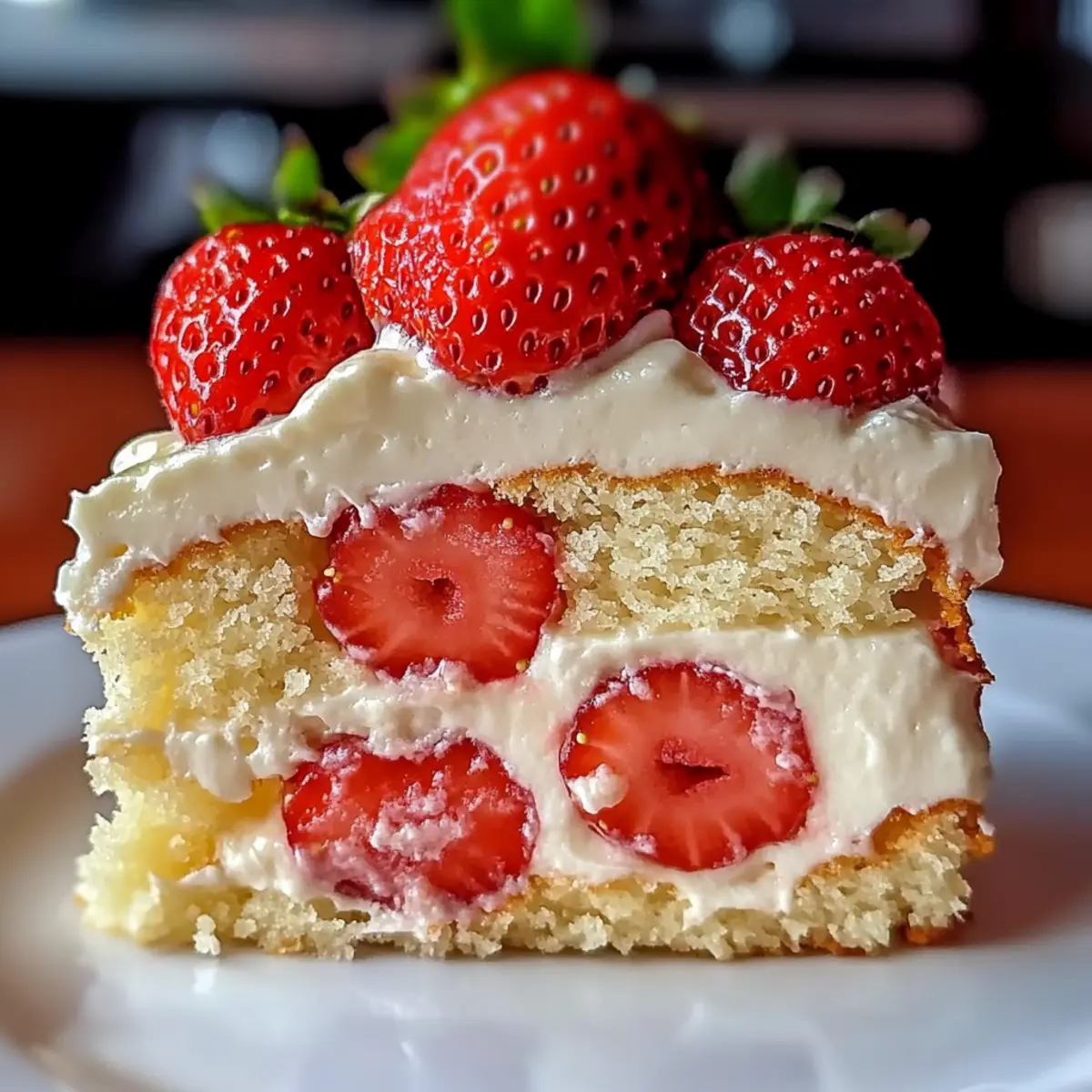 Strawberry Custard Bliss: A Creamy Summer Delight