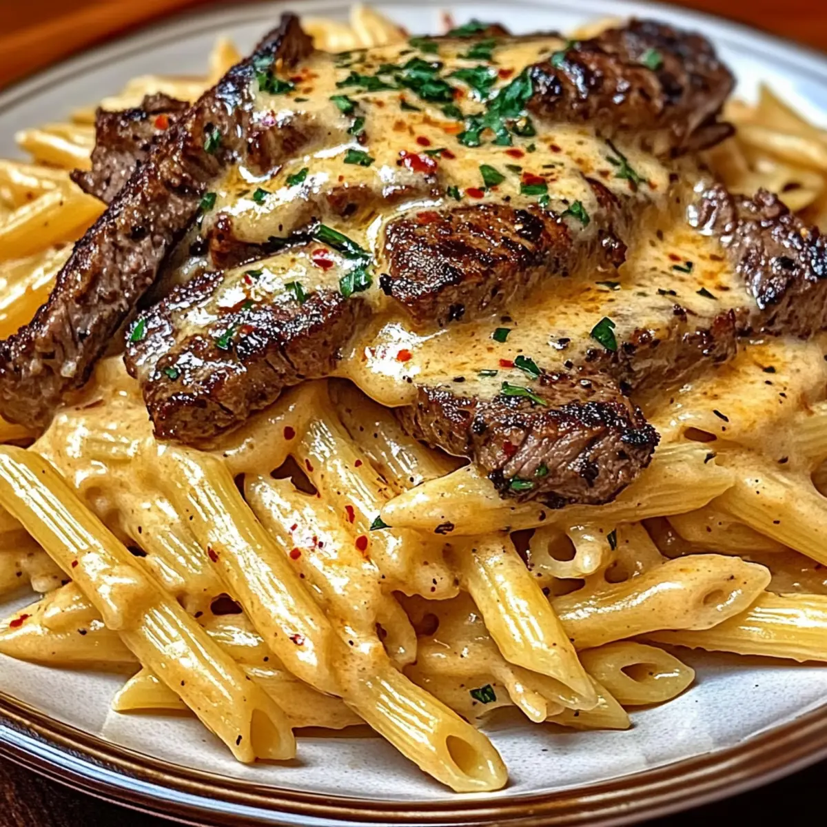 Creamy Cajun Steak Penne Pasta for a Cozy Dinner Night