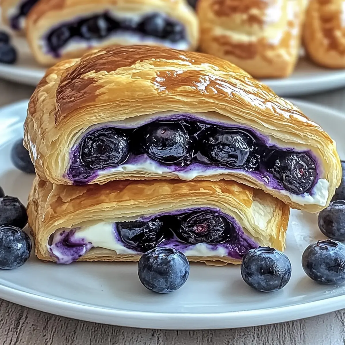 Delicious Blueberry Cream Cheese Puff Pastry You’ll Love
