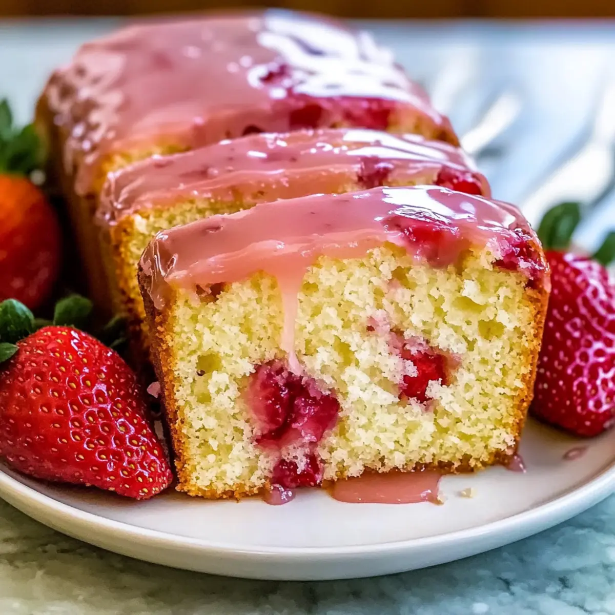 Moist Strawberry Pound Cake: A Slice of Spring Bliss