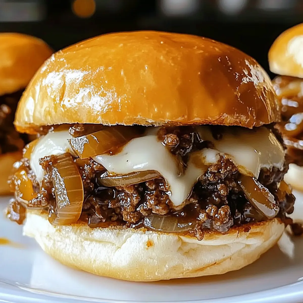 Savory French Onion Beef Sloppy Joes for Comfort Food Bliss
