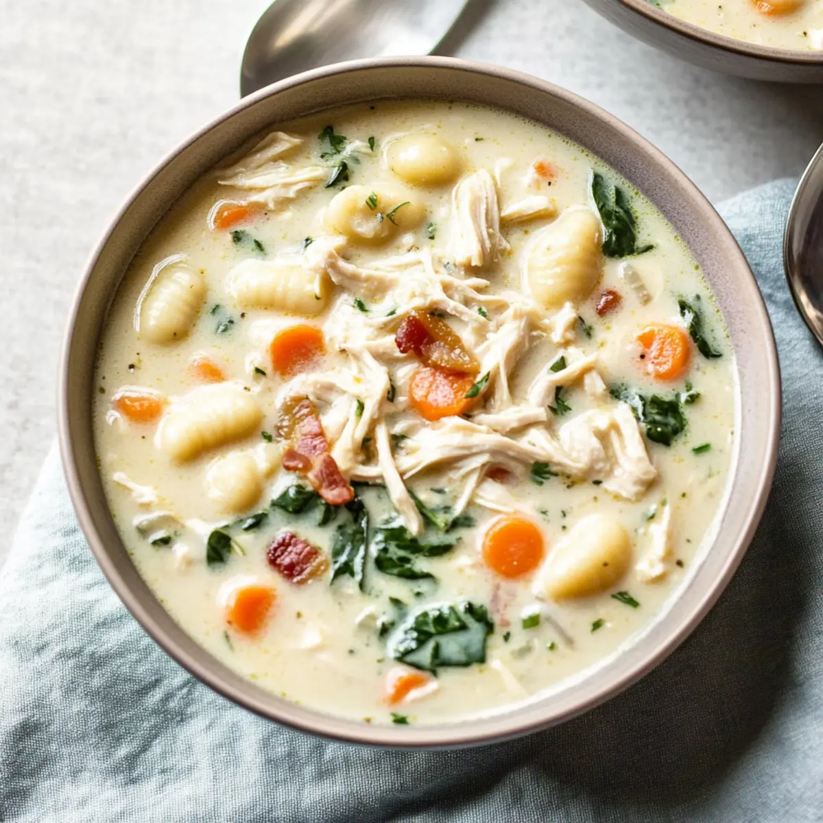 Comforting Crockpot Chicken Gnocchi Soup You'll Crave
