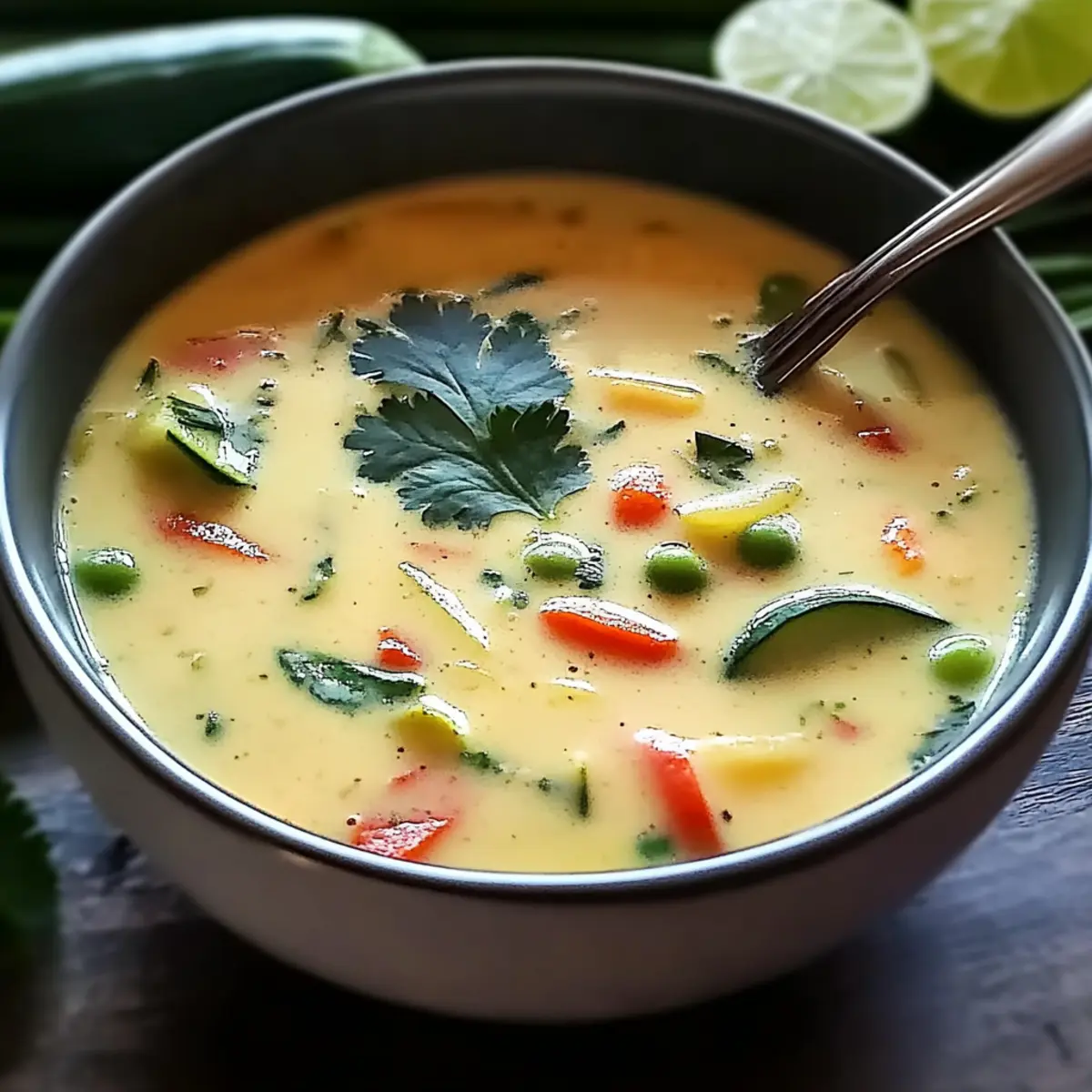 Ginger Lemongrass Soup with Coconut Milk: Cozy Comfort in a Bowl