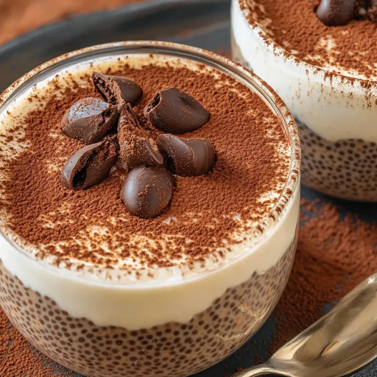 Creamy Tiramisu Chia Pudding with Greek Yogurt Bliss