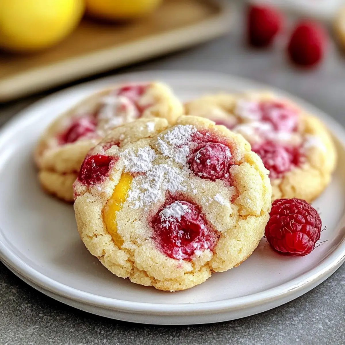 Lemon Raspberry Cookies: Soft Chewy Fruity Bliss for All
