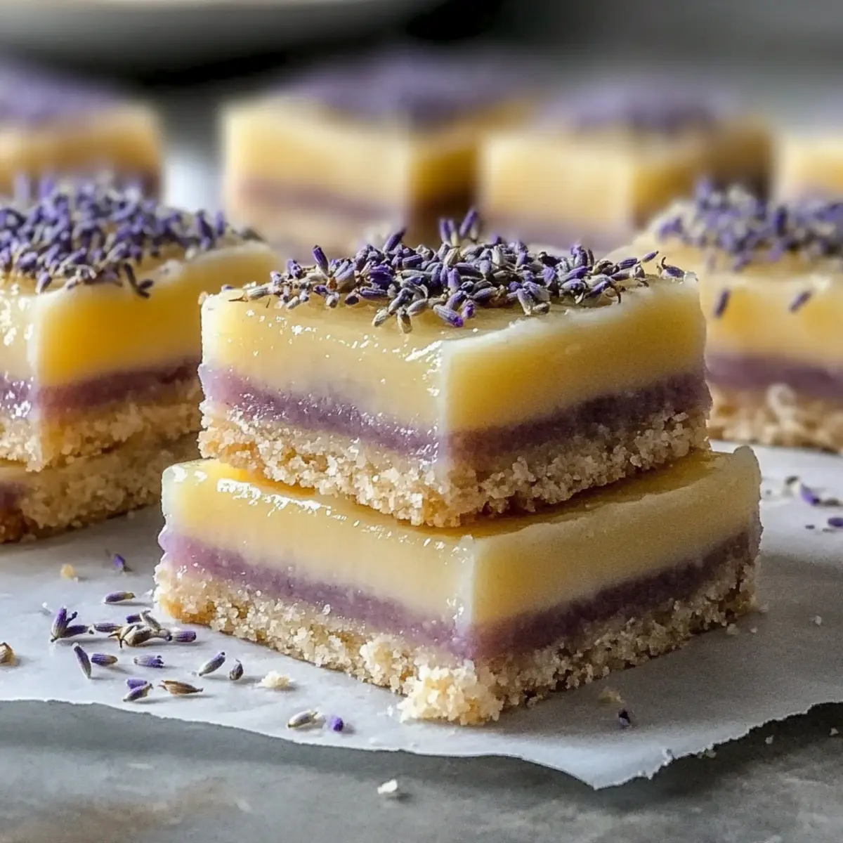 Lavender Lemon Cream Bars for a Refreshing Sweet Escape