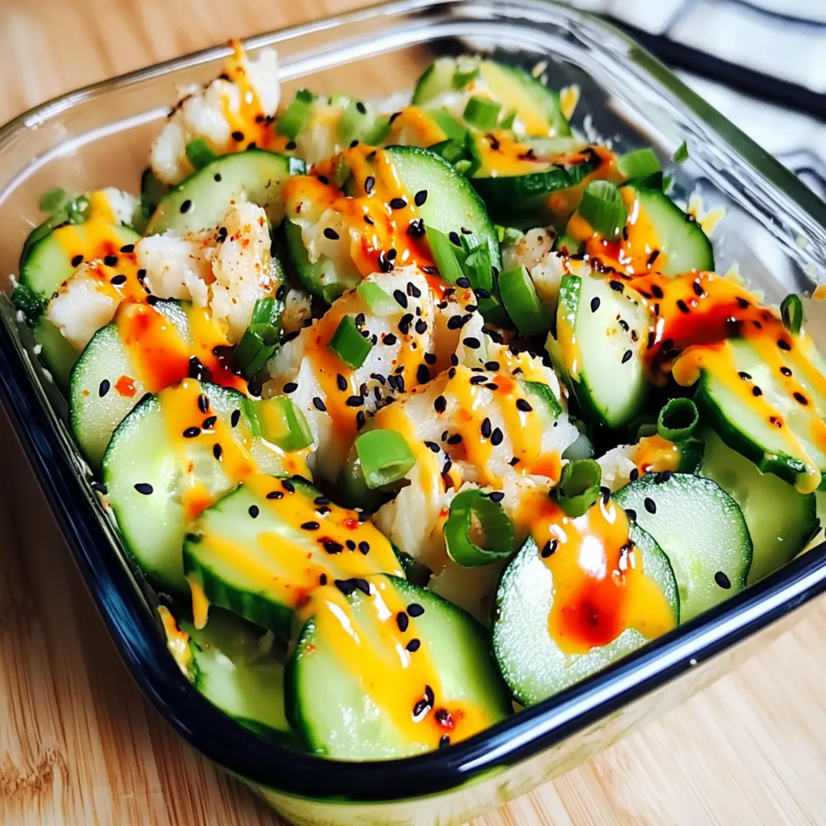 California Roll Cucumber Salad: A Fresh Twist on Sushi Dreams