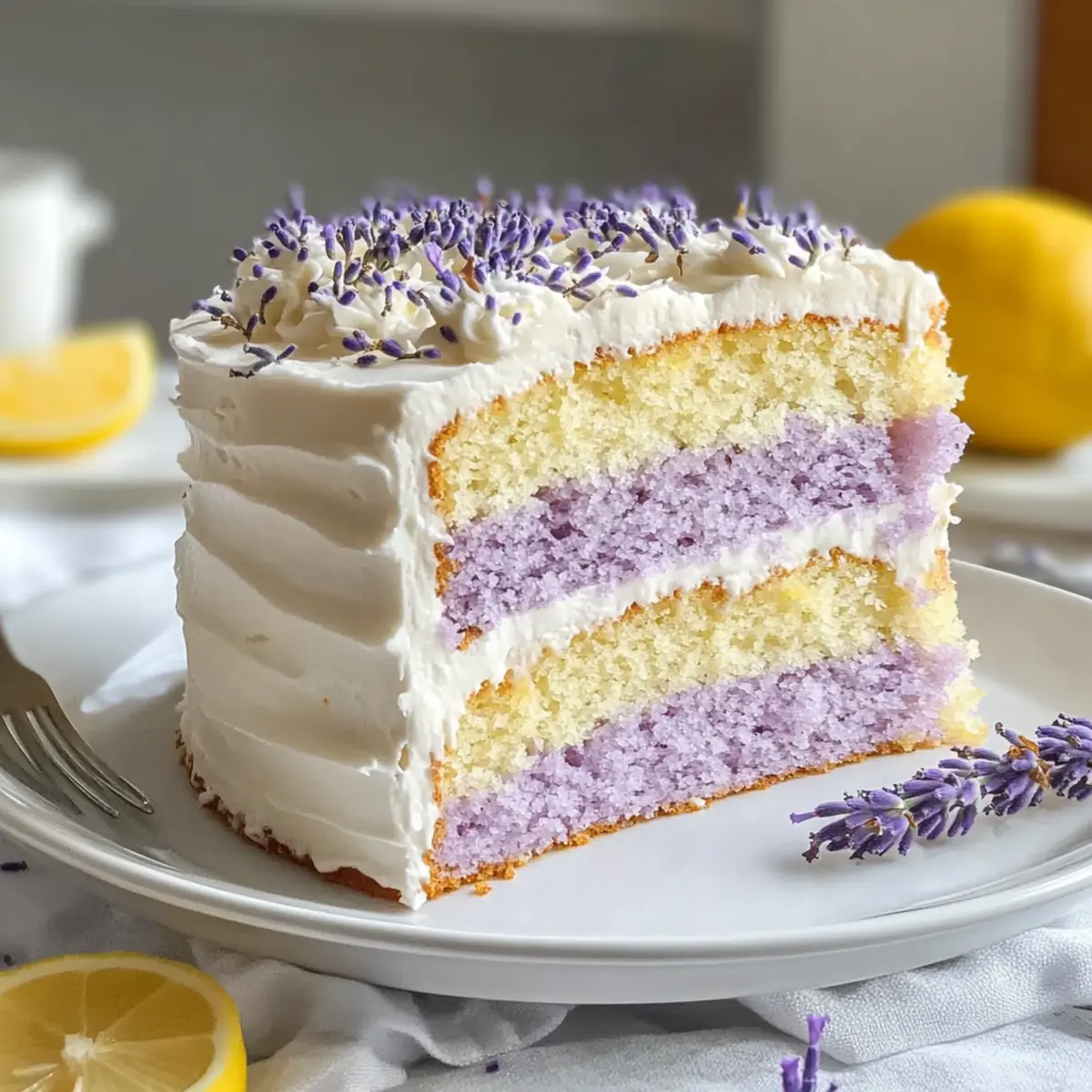 Lemon Lavender Cake: A Refreshing Slice of Spring Delight