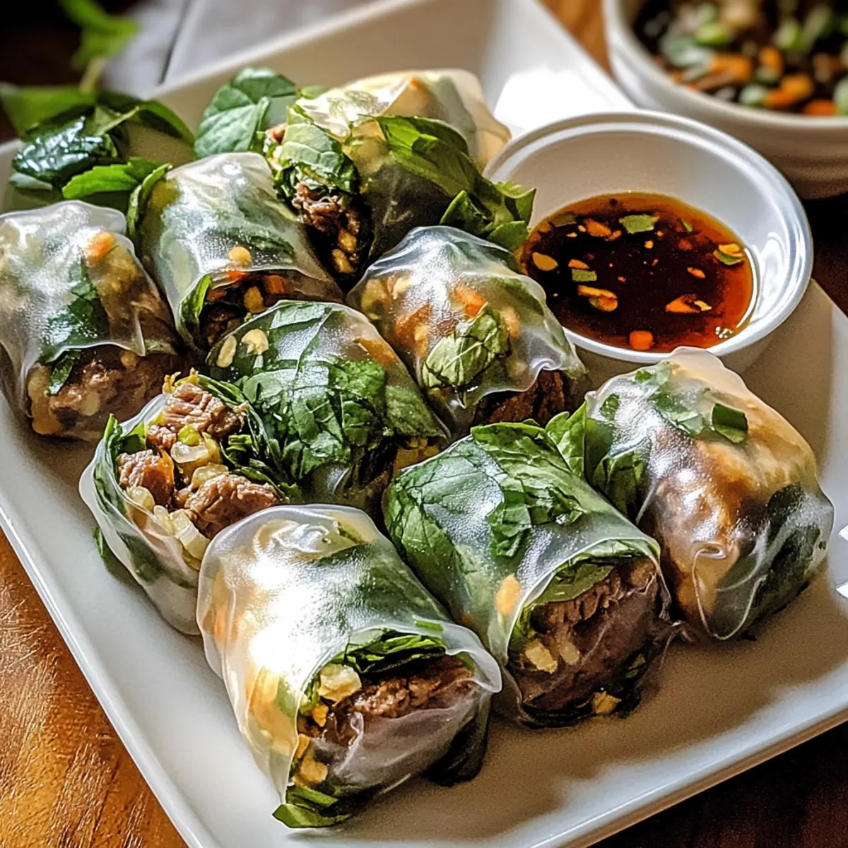 Savory Thai Basil Beef Rolls for a Quick Flavor Boost
