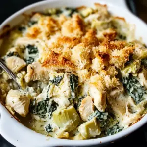 Spinach and Artichoke Chicken Casserole