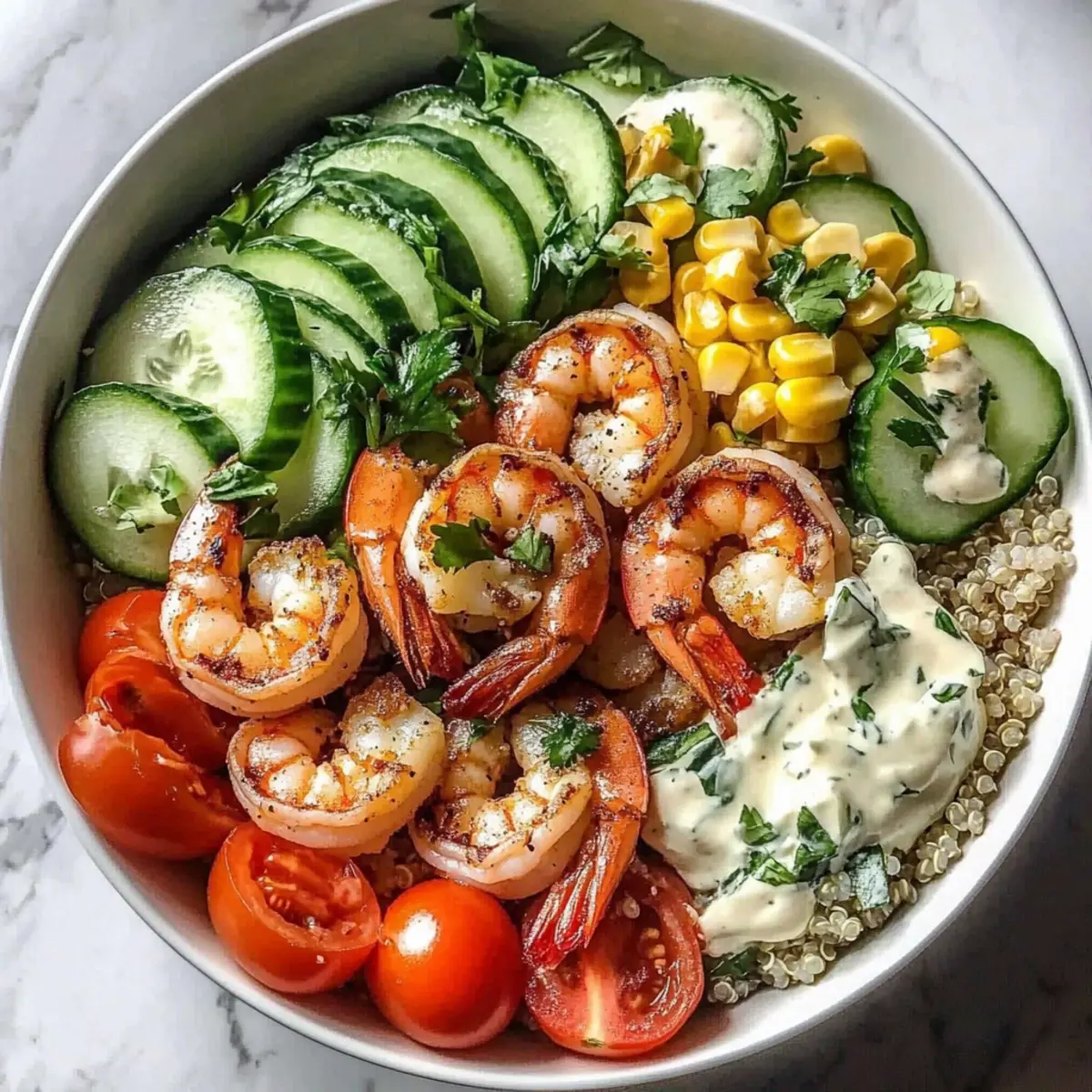 Savory Shrimp Quinoa Bowl: Healthy & Customizable Delight