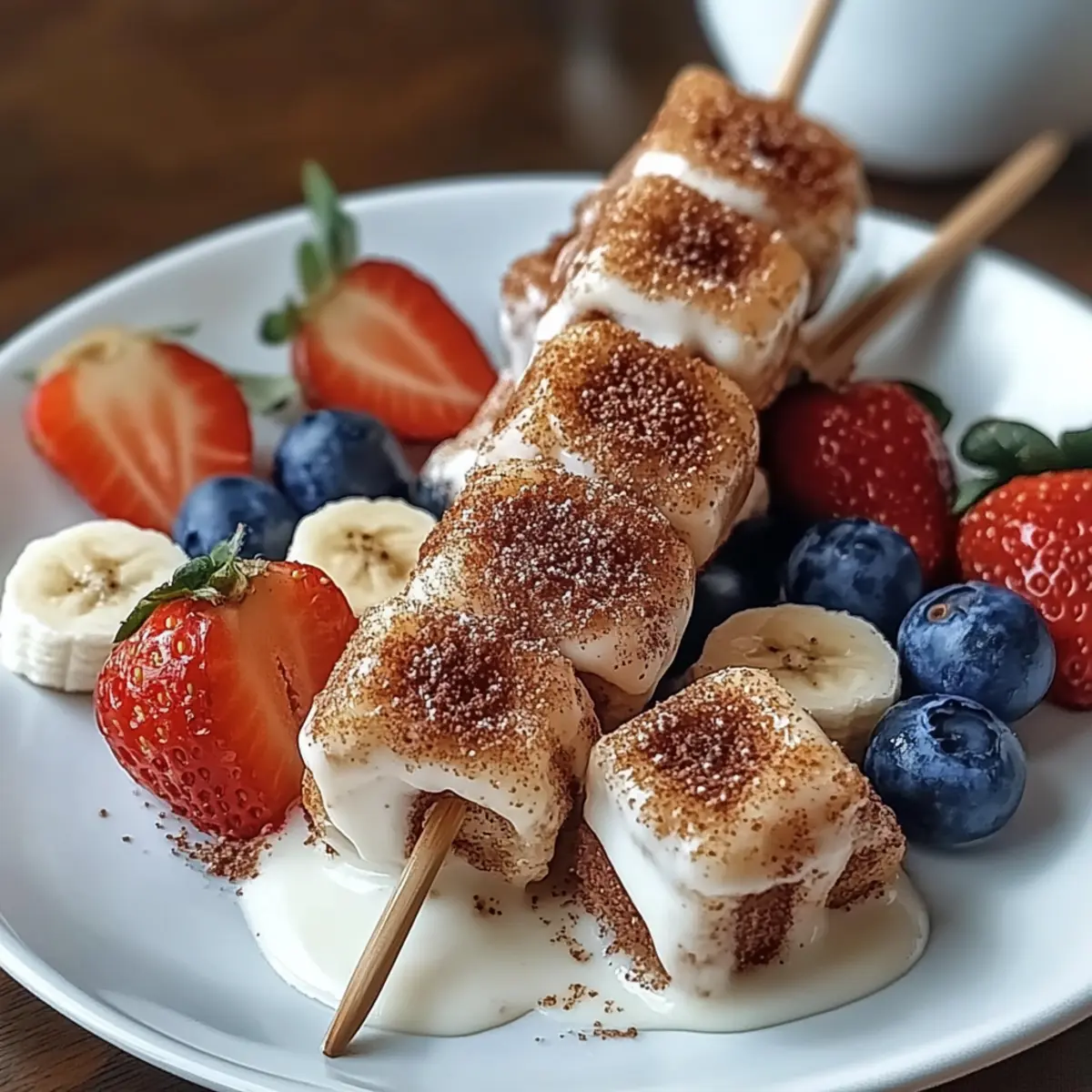 Cinnamon Roll Breakfast Skewers for Fun Morning Vibes