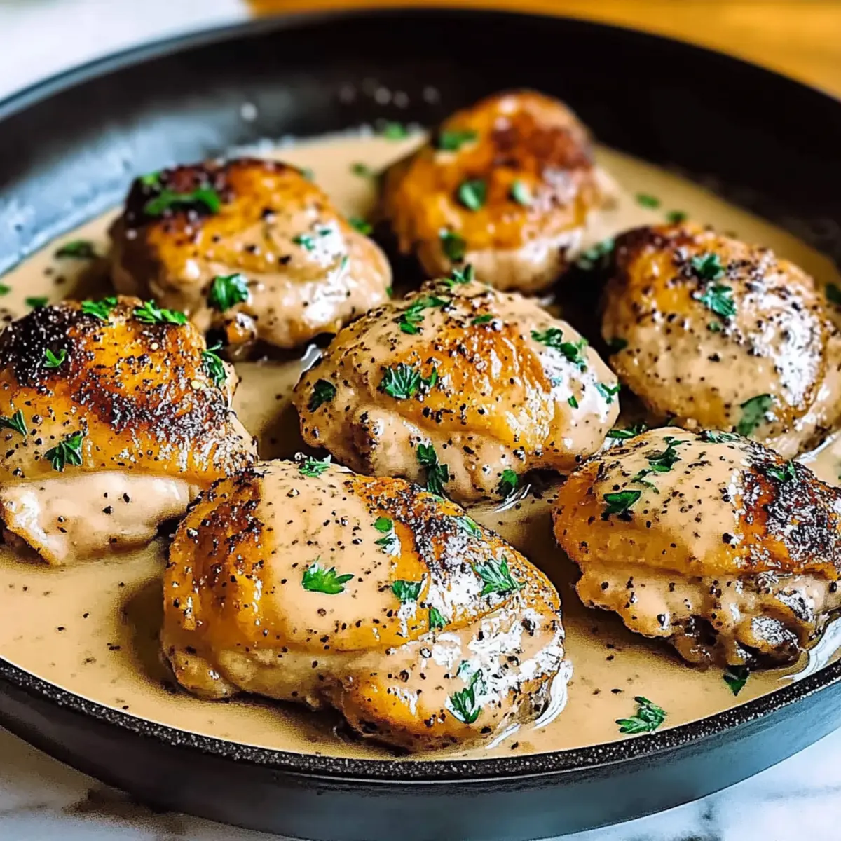 Savory Chicken au Poivre: A Quick Bistro Delight at Home