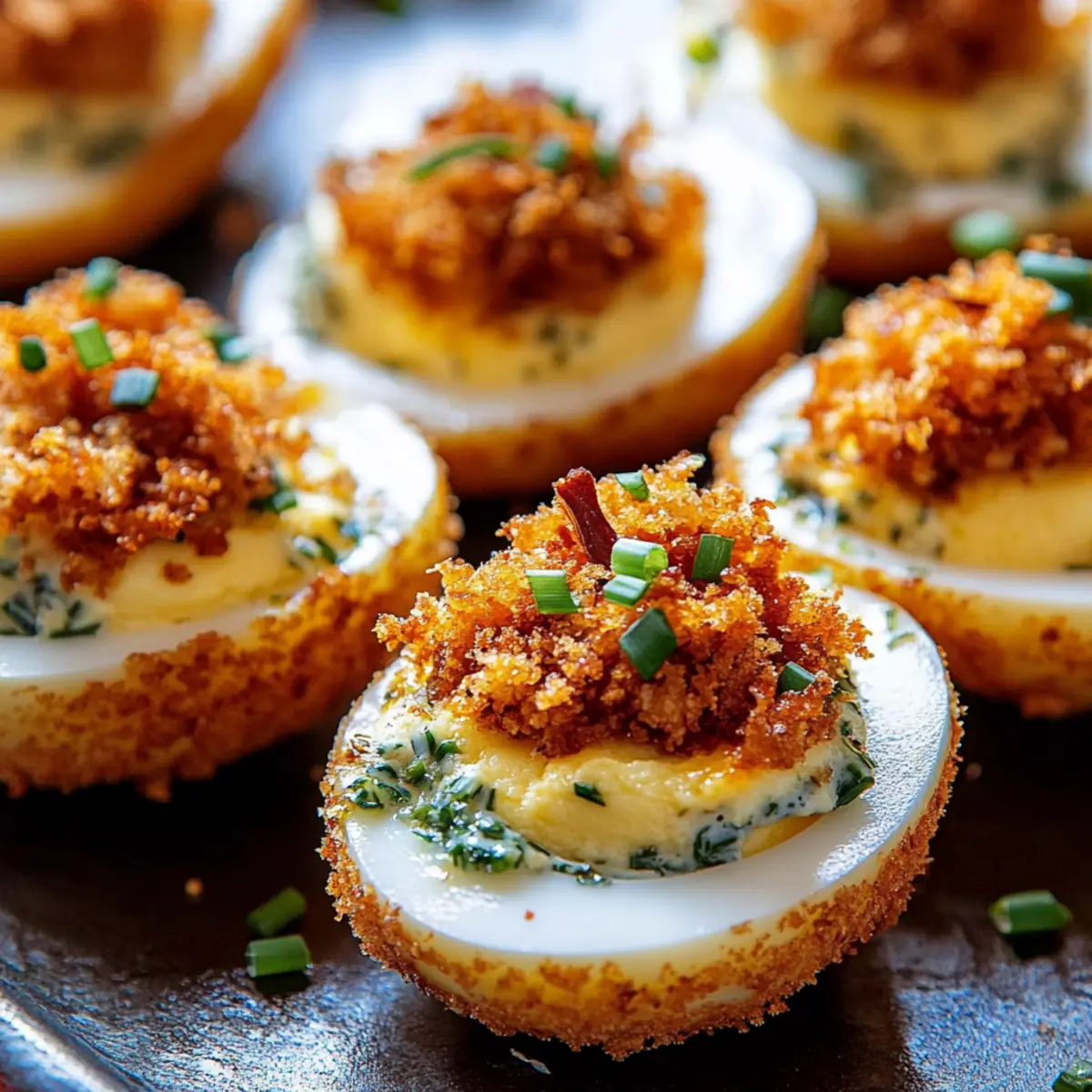 Crispy Fried Deviled Eggs: Irresistible Party Appetizer