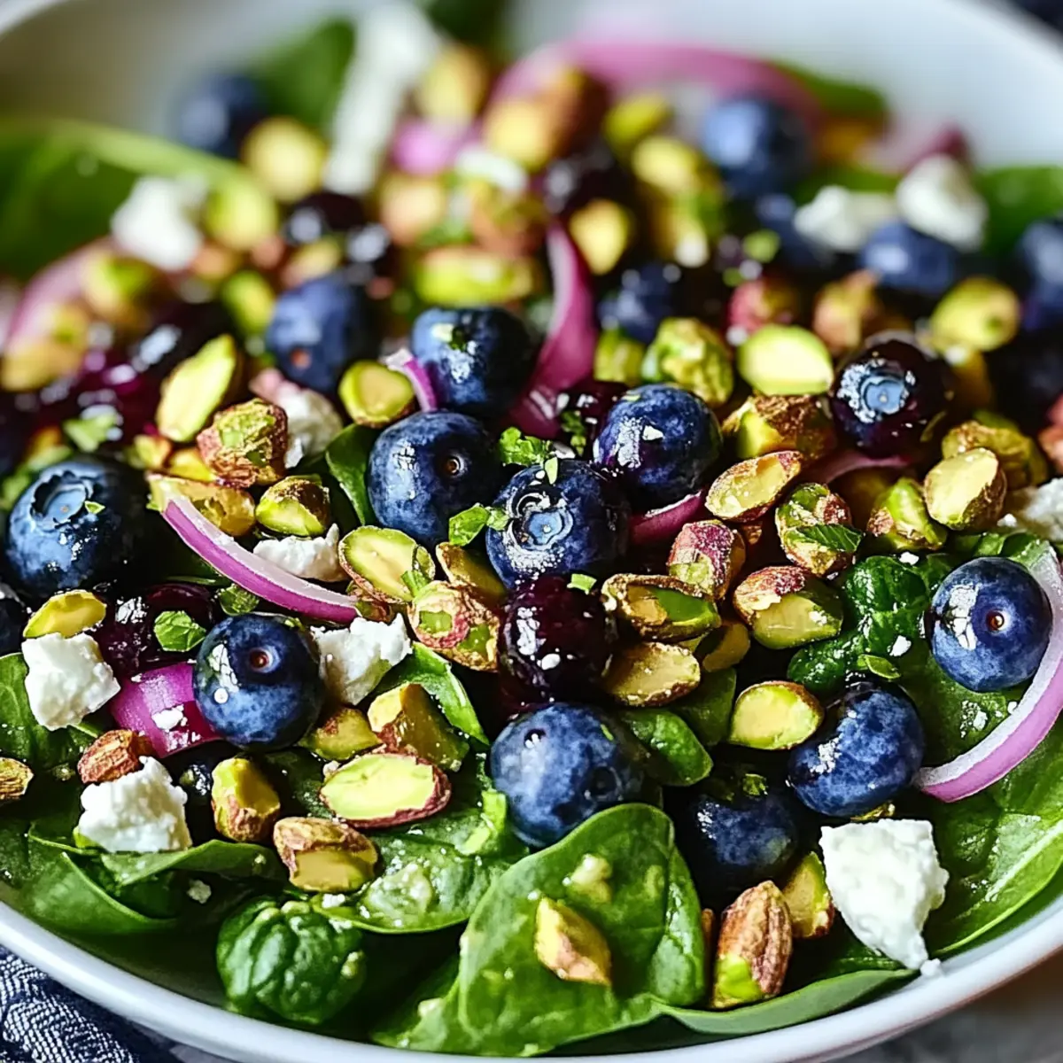 Blueberry Pistachio Spring Salad for a Refreshing Bite
