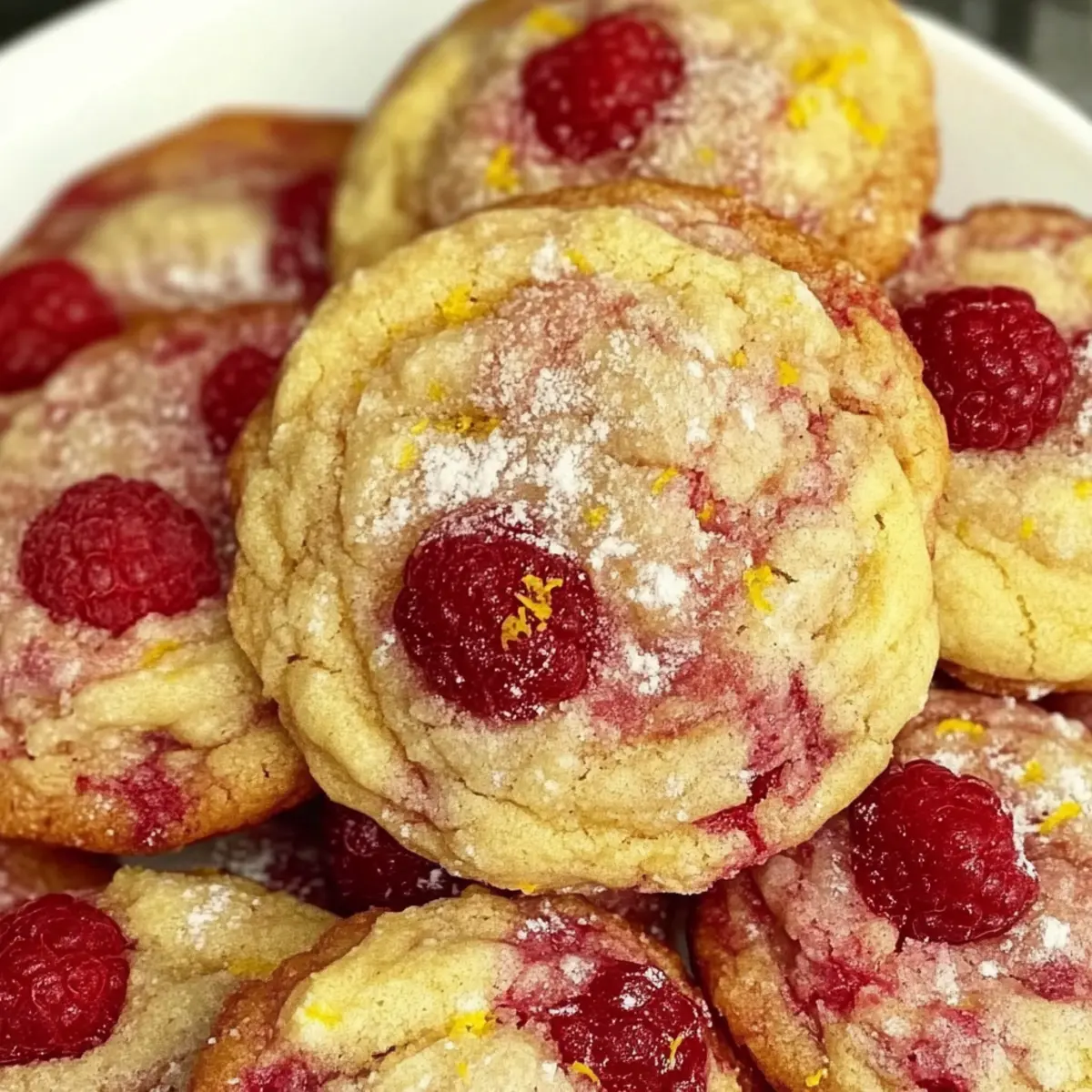 Lemon Raspberry Cookies That Bring Joy in Every Bite