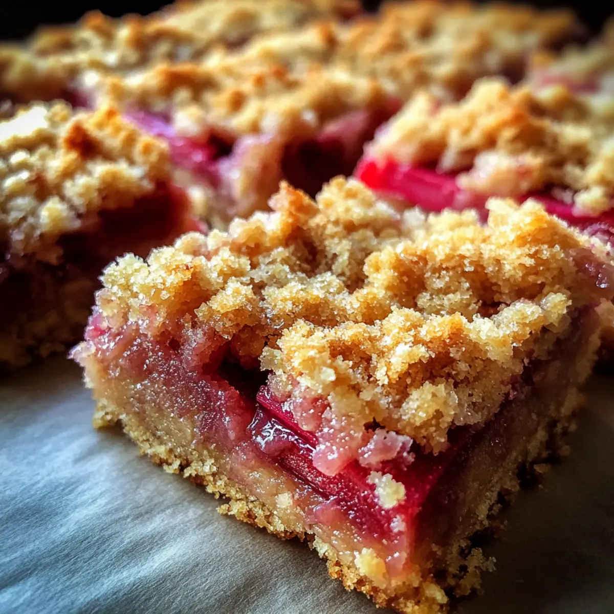 Deliciously Easy Rhubarb Squares with Just 3 Ingredients