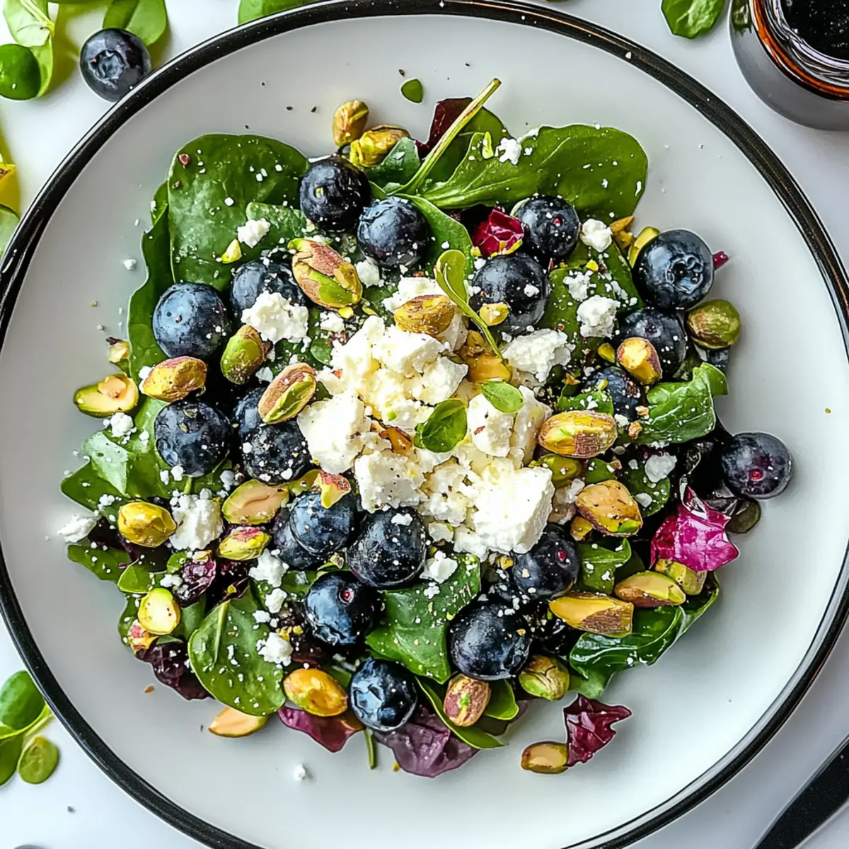 Blueberry Pistachio Spring Salad: Fresh, Vibrant and Delicious!
