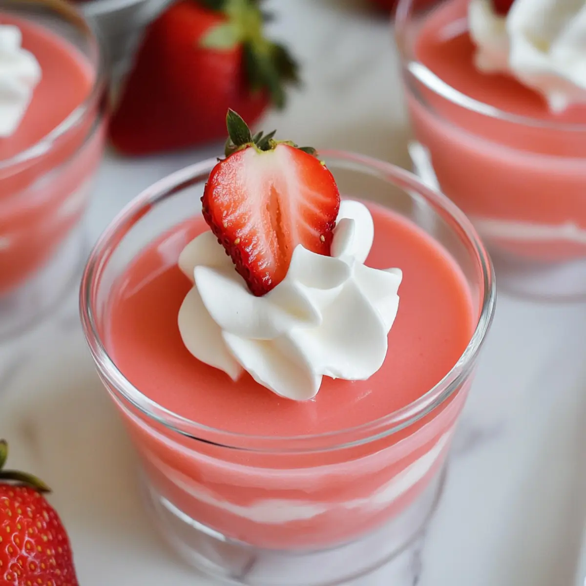 Refreshing Strawberry Greek Yogurt Jello for Guilt-Free Indulgence