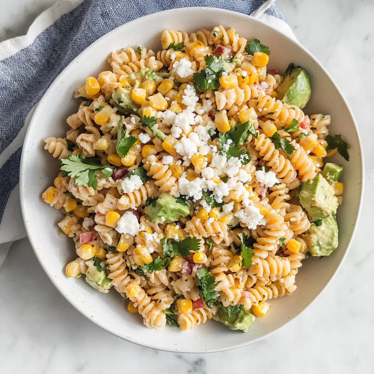Creamy Mexican Street Corn Pasta Salad You’ll Crave Again