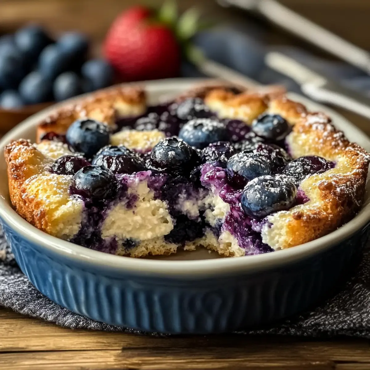 Delicious Blueberry Cottage Cheese Breakfast Bake for Busy Mornings