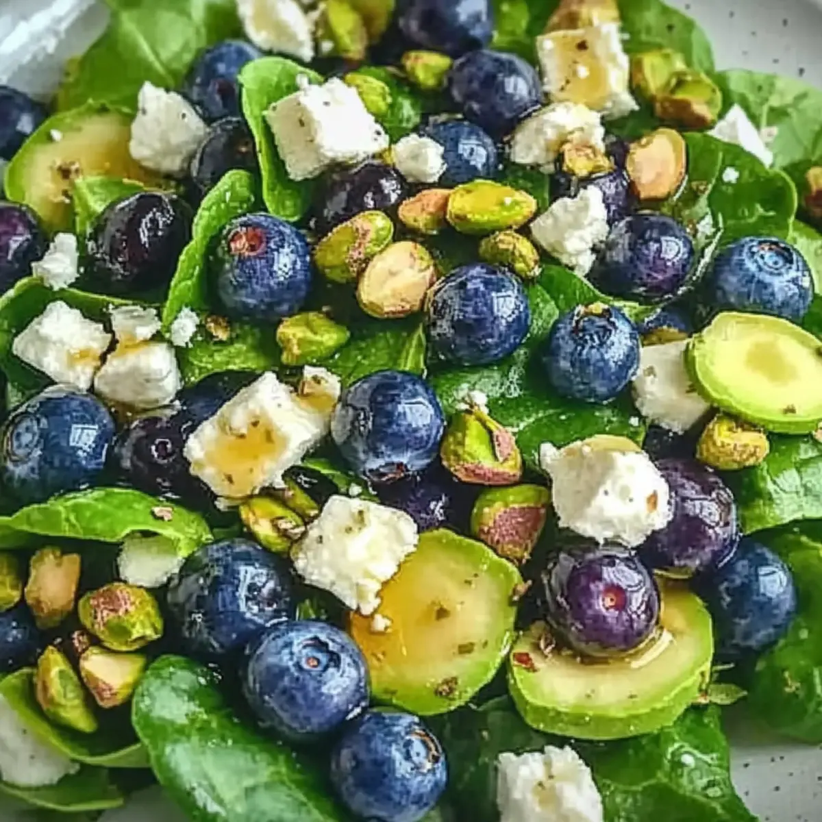 Blueberry Pistachio Spring Salad for a Fresh Flavor Boost