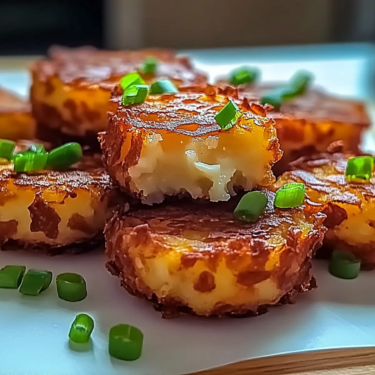 Crispy Loaded Hashbrown Bites for Irresistible Snacking Delight